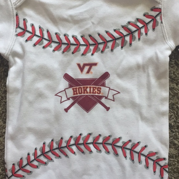 NWT Virginia Tech Hokies onesie - Picture 2 of 5